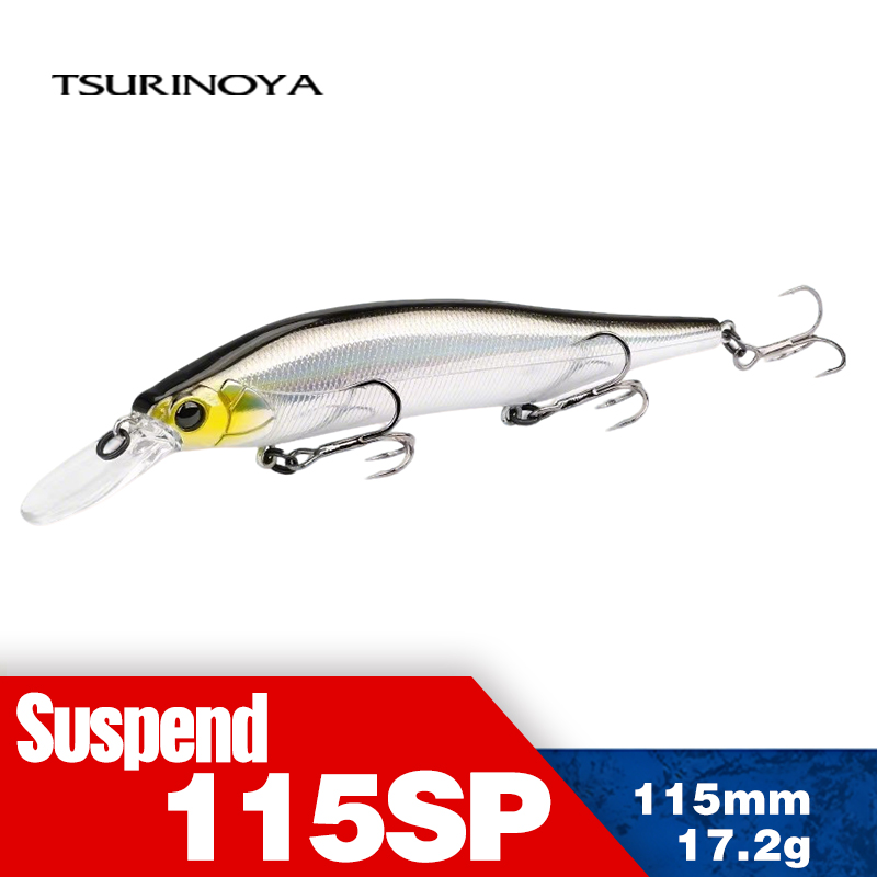 Fishing Lure Jerkbait - TSURINOYA 115mm 17.2g Asma Minnow Balıkçılık