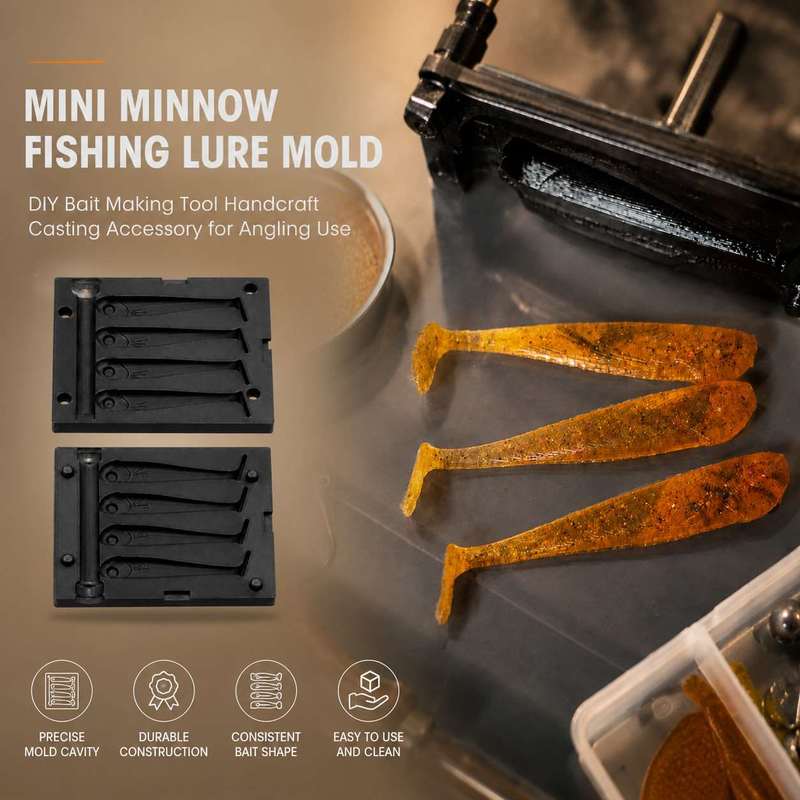Fishing Lure Making Kit - Mini Minnow Balıkçılık Yemi Kalıbı, Balıkçılık