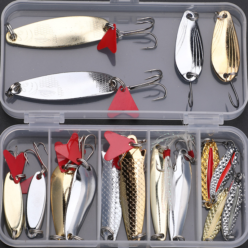 Fishing Lure Spinnerbait - 16 Parçalı Balıkçılık Yem Seti, Trolling