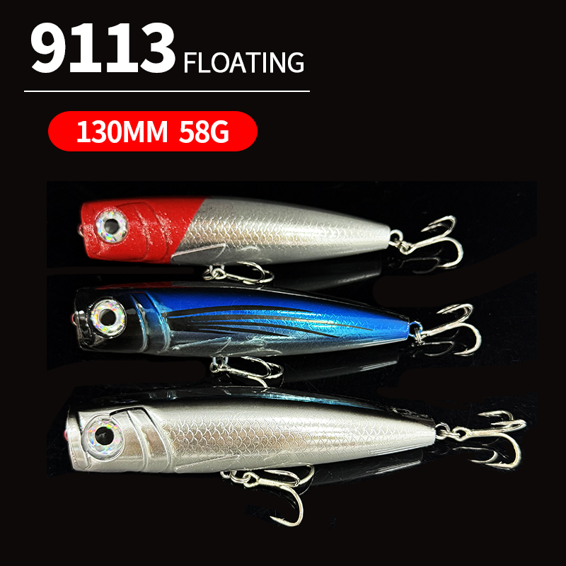 130mm 58g büyük Popper balıkçı - Fishing Lure Popper incelemesi ve fiyatı