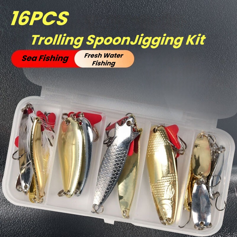 16 Parçalı Balıkçılık Yem Seti - Fishing Lure Spinnerbait incelemesi ve fiyatı