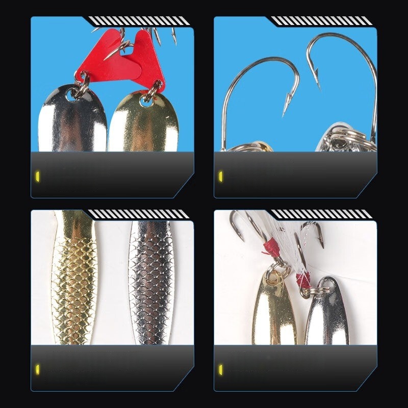 16 Parçalı Balıkçılık Yem Seti - Fishing Lure Spinnerbait incelemesi ve fiyatı